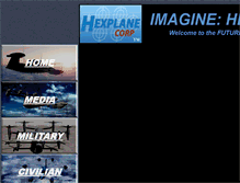 Tablet Screenshot of hexplane.com